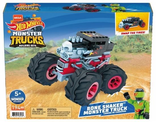 Изображение Mega Construx GVM27  - Hot Wheels Bone Shaker Monster Truck