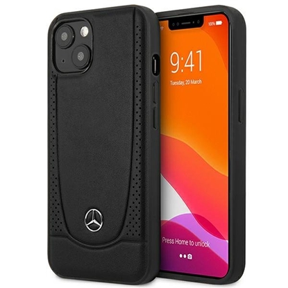 Picture of Mercedes Leather Urban Back Case for Apple iPhone 15 Plus