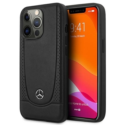 Picture of Mercedes Leather Urban Back Case for Apple iPhone 15 Pro