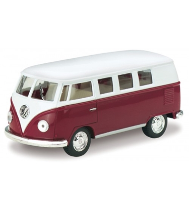 Attēls no Metāla auto modelis 1962 Volkswagen Classical Bus 1:32 KT5060