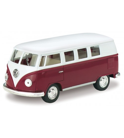 Picture of Metāla auto modelis 1962 Volkswagen Classical Bus 1:32 KT5060