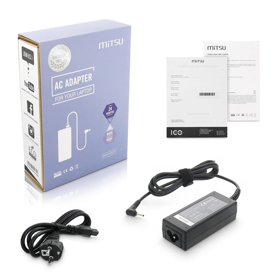 Picture of Mitsu ZM/AS19342E 19v 3.42A (4.0x1.35) charger / power adapter - ASUS