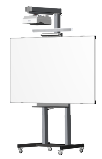 Picture of Mobile motorized 100 inch projection white board system for Epson interactive short throw projectors
