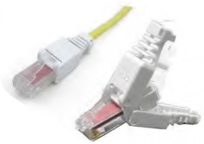 Attēls no Modulārs CAT6 universāls spraudnis RJ45 | Bezinstrumenta montāžai | CAT6/CAT5e UTP kabelim