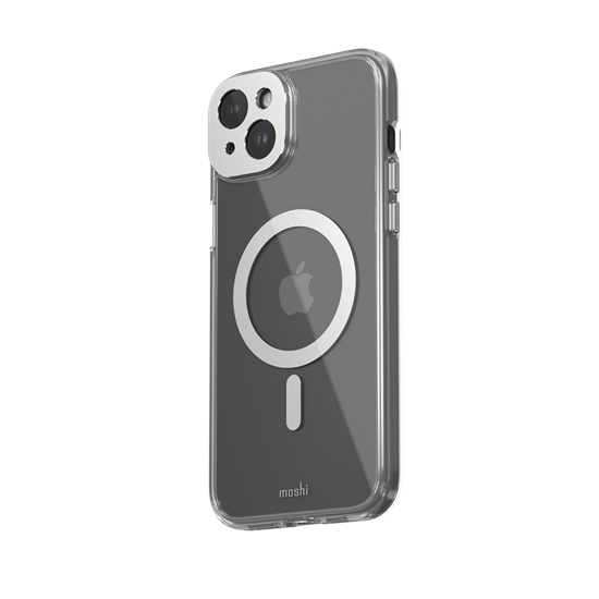 Picture of Moshi iGlaze for iPhone 15 Plus - Lunar Silver