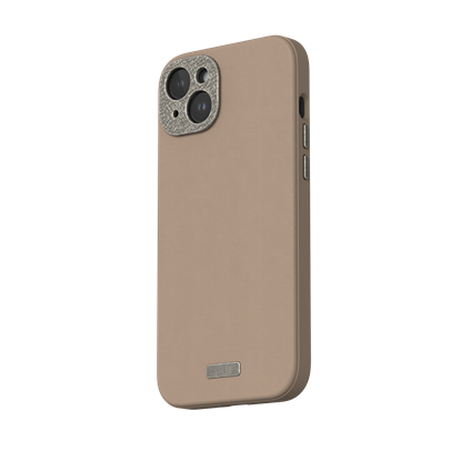 Attēls no Moshi Napa for iPhone 15 Plus - Woodsmoke Brown