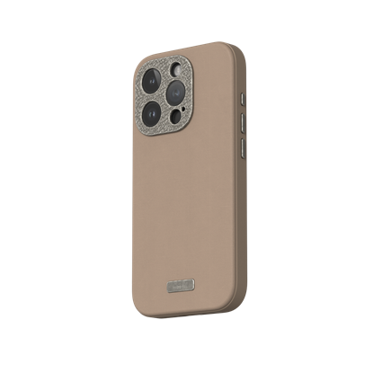 Attēls no Moshi Napa for iPhone 15 Pro - Woodsmoke Brown