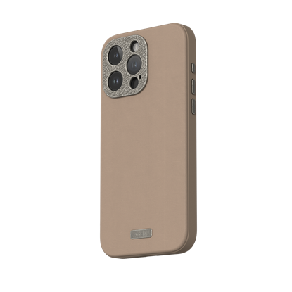 Attēls no Moshi Napa for iPhone 15 Pro Max - Woodsmoke Brown