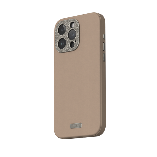 Picture of Moshi Napa for iPhone 15 Pro Max - Woodsmoke Brown