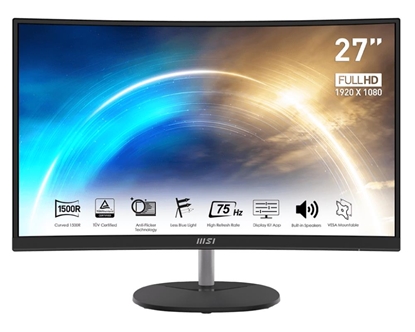 Изображение MSI Pro MP271CA computer monitor 68.6 cm (27") 1920 x 1080 pixels Full HD LED Black