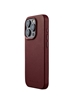 Picture of Mujjo iPhone 15 Pro Leather Case - Burgundy