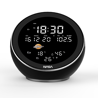 Attēls no Nasa WSP1500 black Weather Station/Speaker BT Moon