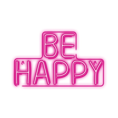 Attēls no Neolia NNE10 BE HAPPY Neon LED Sighboard