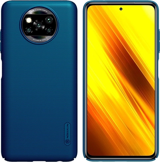 Picture of Nillkin Frosted case for Xiaomi Poco X3 NFC (Blue)