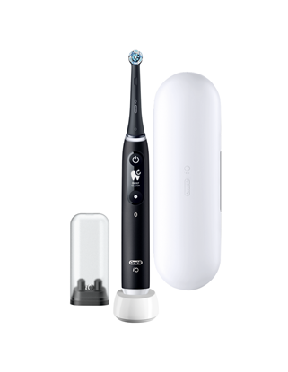 Attēls no Oral-B | Electric Toothbrush | iO6 Series | Rechargeable | For adults | Number of brush heads included 1 | Number of teeth brushing modes 5 | Black Onyx