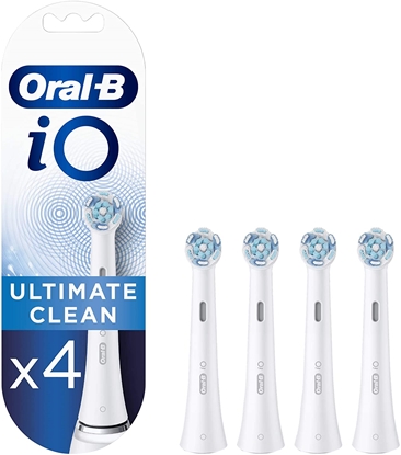 Attēls no Oral-B | Toothbrush Replacement Heads | iO Ultimate Clean | Heads | For adults | Number of brush heads included 4 | White