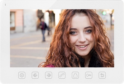 Picture of Orno Wideo monitor bezsłuchawkowy, kolorowy, LCD 7? do zastosowania w systemach VIBELL, biały