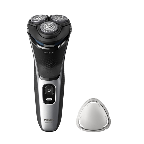 Изображение Philips S3143/00 men's shaver Rotation shaver Trimmer Black, Silver