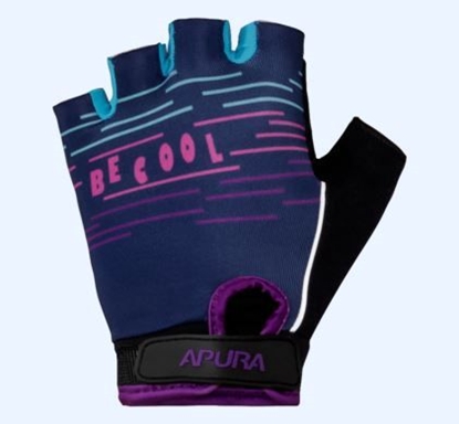 Attēls no Pirštinės vaikiškos Apura Glove Stripe mėlyna/violetinė - l