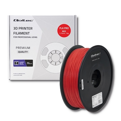 Изображение Profesjonalny filament do druku 3D | PLA PRO | 1.75mm | 1kg | Czerwony