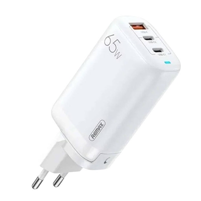 Attēls no Remax RP-U55 Wall charger 2x USB-C / USB / 65W