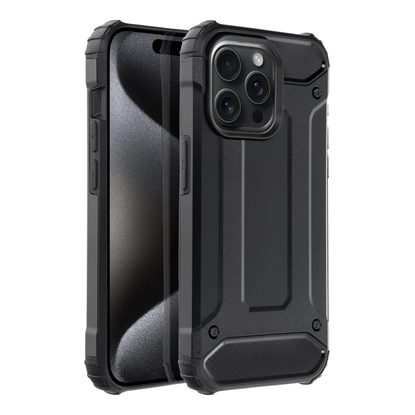 Изображение Riff Armor sērijas aizmugures maks priekš Apple iPhone 15 Pro Black