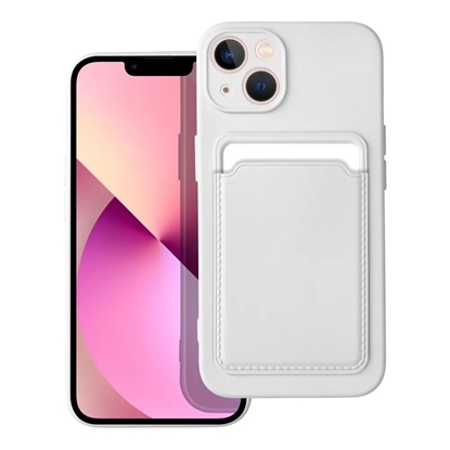 Attēls no Riff Card sērijas silikona maks priekš Apple iPhone 15 Pro Max White