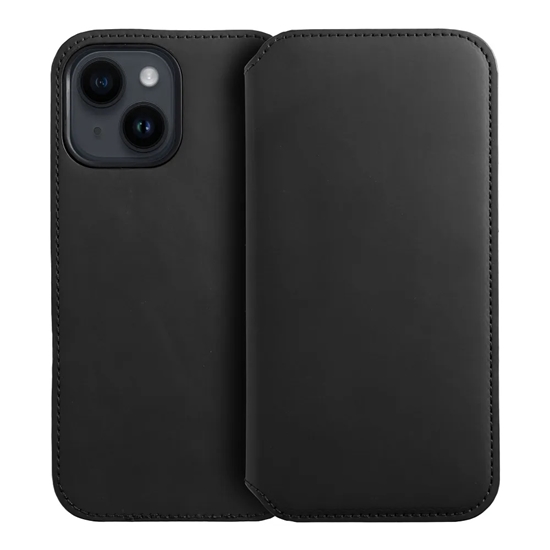 Изображение Riff Dual pocket maks grāmatiņa priekš Apple iPhone 15 Black