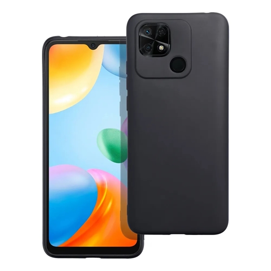 Изображение Riff Matt sērijas silikona maks priekš Xiaomi Redmi 10C Black