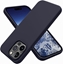 Attēls no Riff Plāns & Mīksts silikona aizmugures maks ar mīkstu iekšpusi priekš Apple iPhone 15 Plus Dark blue