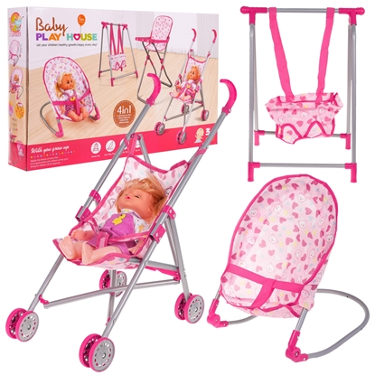 Изображение RoGer Baby Play House 4in1 Set For Dolls