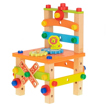 Изображение RoGer Wooden Constructor 49 pcs.