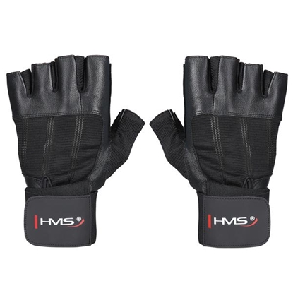 Изображение RST04 IZMĒRA XL FITNESA CIMDI HMS (MELNI)