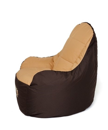 Attēls no Sack Sako Boss brown-beige XXL pouffe 140 x 90 cm