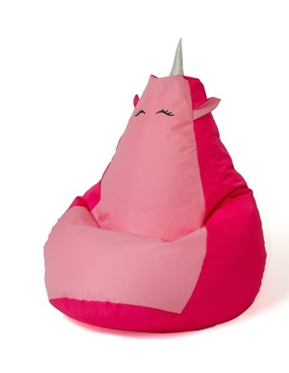 Picture of Sako bag pouf Unicorn pink-light pink XXL 140 x 100 cm