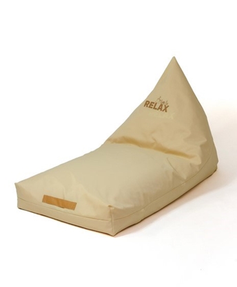 Attēls no Sako bag pouffe Beige mattress XXL 160 x 80 cm