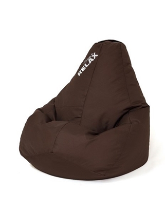 Изображение Sako bag pouffe chocolate pear L 105 x 80 cm