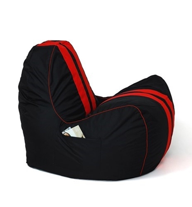 Attēls no Sako bag pouffe Ferrari black-red XXL 140 x 100 cm