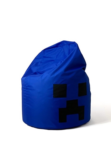 Picture of Sako bag pouffe Minecraft blue XXL 110 x 90 cm