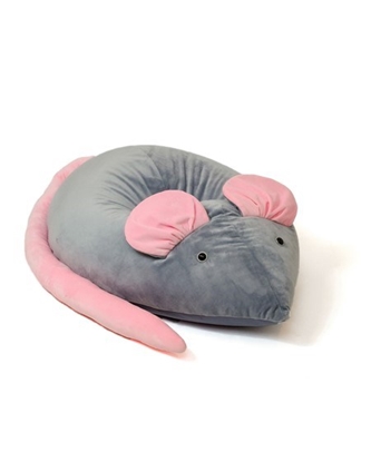 Picture of Sako bag pouffe Mouse grey-pink L 110 x 80 cm