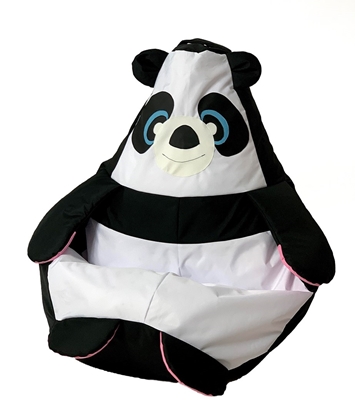 Picture of Sako bag pouffe Panda black and white L 105 x 80 cm