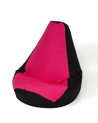 Picture of Sako bag pouffe Pear black-pink L 105 x 80 cm