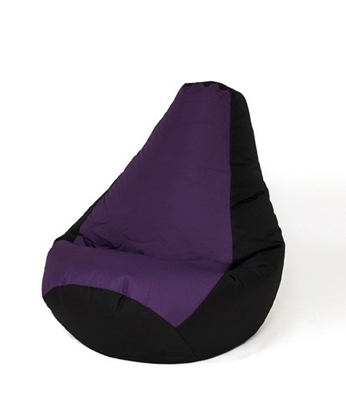 Picture of Sako bag pouffe Pear black-purple L 105 x 80 cm