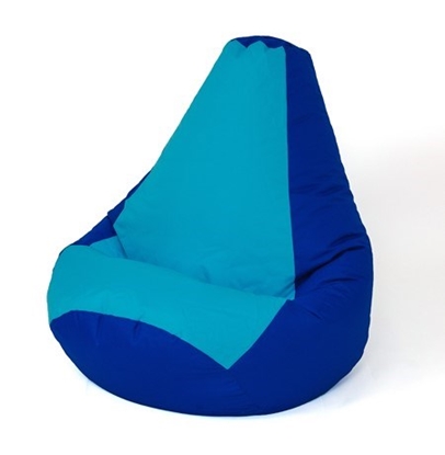 Picture of Sako bag pouffe Pear blue L 105 x 80 cm