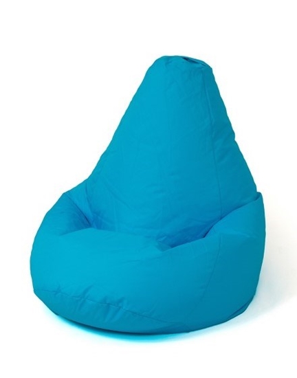 Picture of Sako bag pouffe Pear blue L 105 x 80 cm