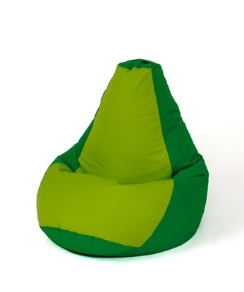 Picture of Sako bag pouffe Pear green-light green L 105 x 80 cm