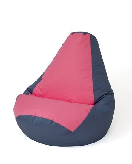 Изображение Sako bag pouffe Pear grey-pink L 105 x 80 cm