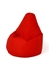 Picture of Sako bag pouffe Pear intense red L 105 x 80 cm