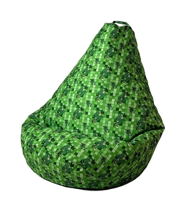 Picture of Sako bag pouffe Pear print Minecraft XL 130 x 90 cm