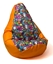 Attēls no Sako bag pouffe pear print orange-fairy 2 L 105 x 80 cm